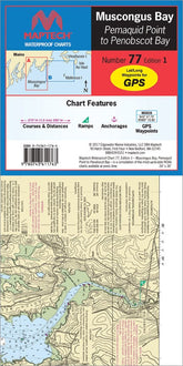 Muscongus Bay - Pemaquid Point to Penobscot Bay Waterproof Chart, 1st Edition
